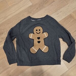 UNBRANDED | Dark Gray Gingerbread Sweatshirt